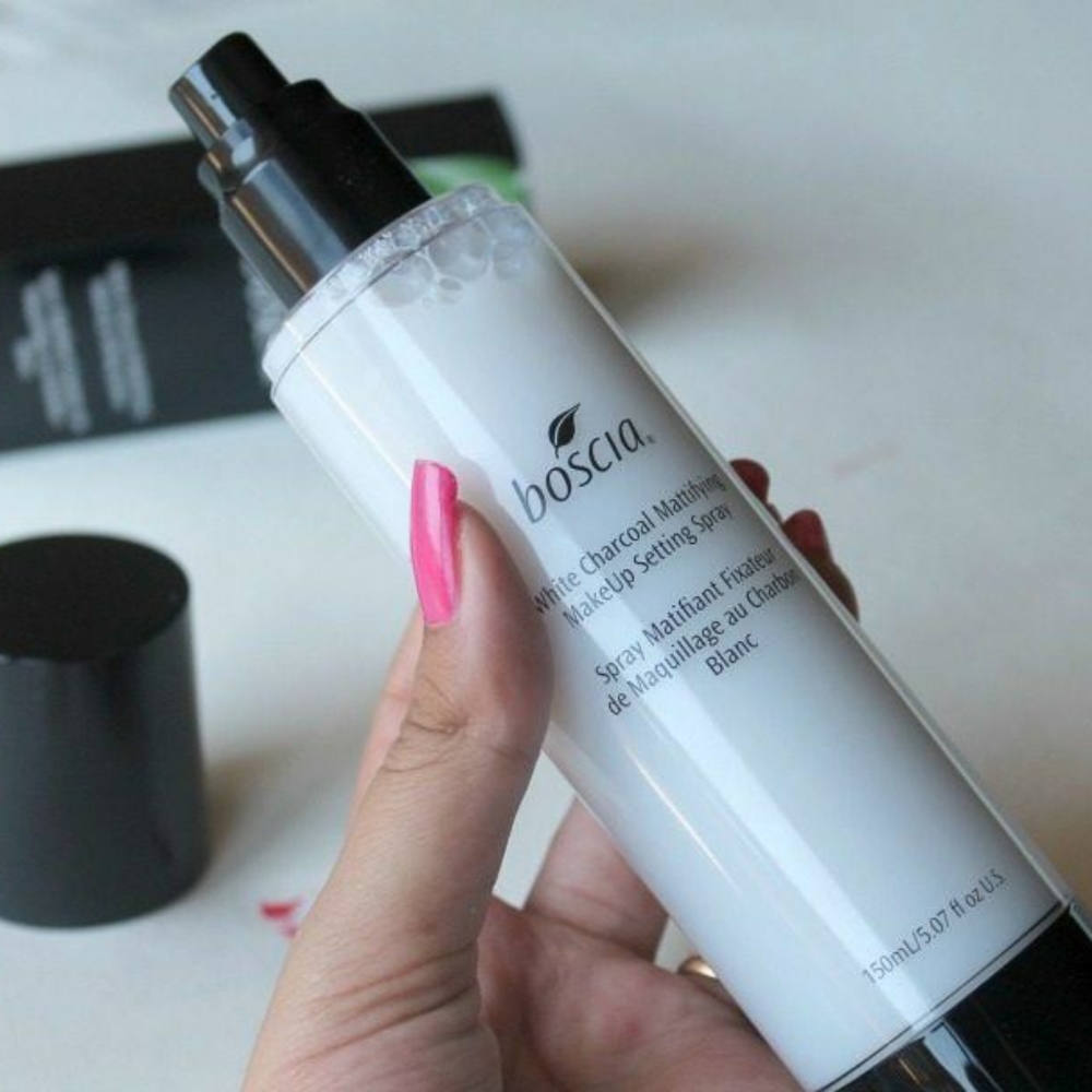 ❇️🧚‍♀️Boscia DISCONTINUED White Charcoal Setting Spray NWT